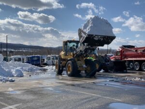 Snow-hauling