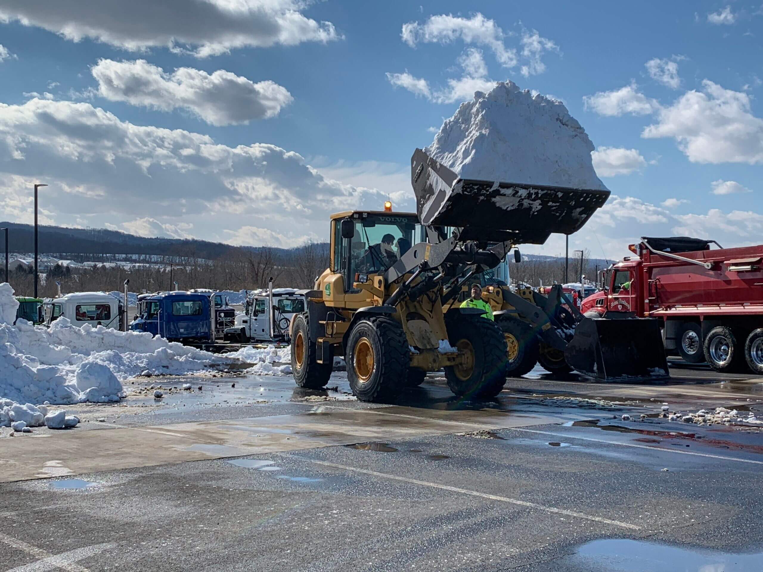 Snow-hauling
