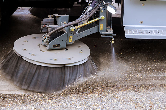 Sweeping and exterior cleaning