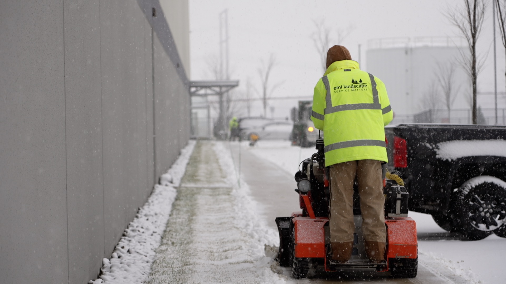 Sidewalk clearing